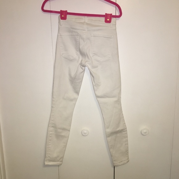 Gap White True Skinny Jeans 0 26 - Picture 4 of 7
